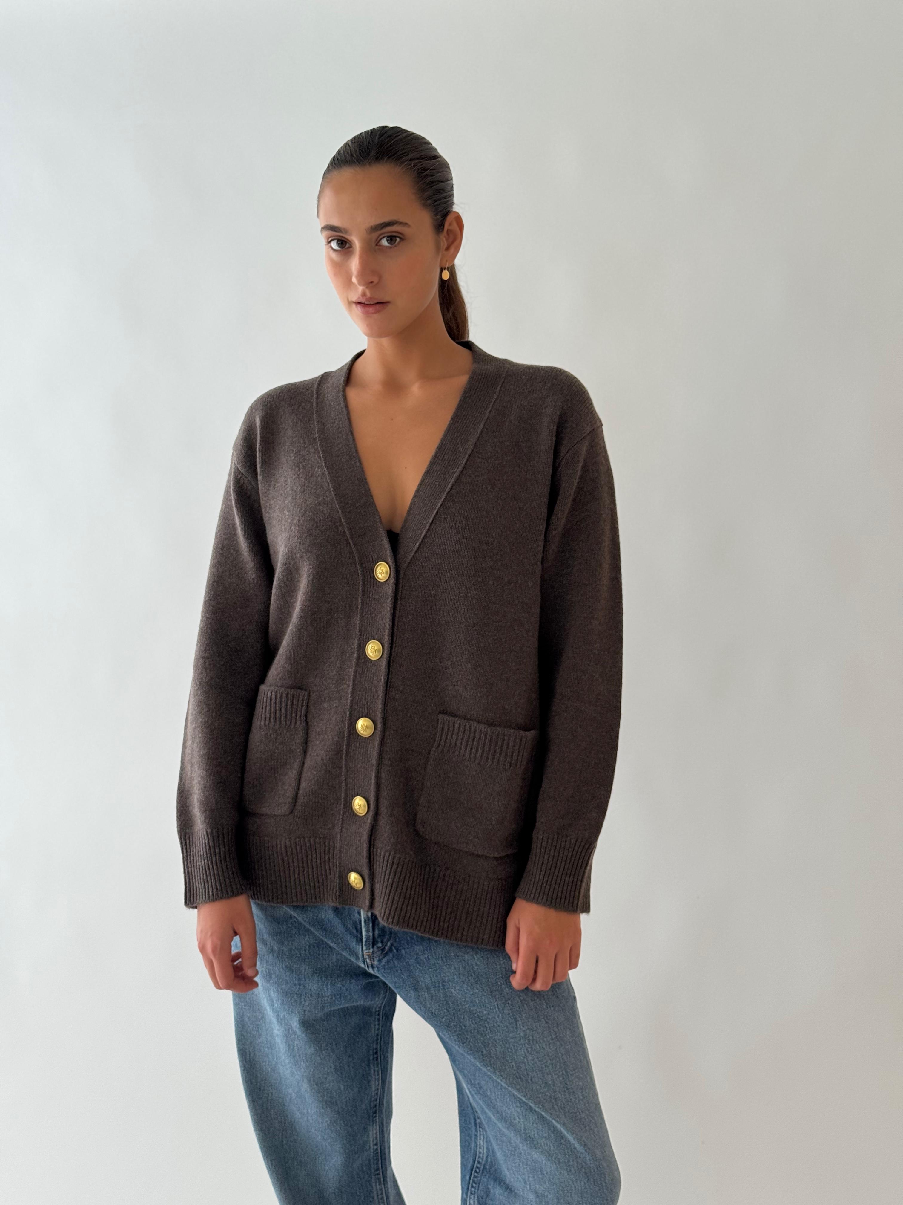 sweater v neck CHOCOLAT