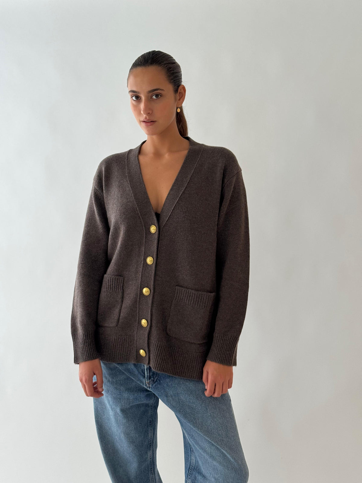 sweater v neck CHOCOLAT