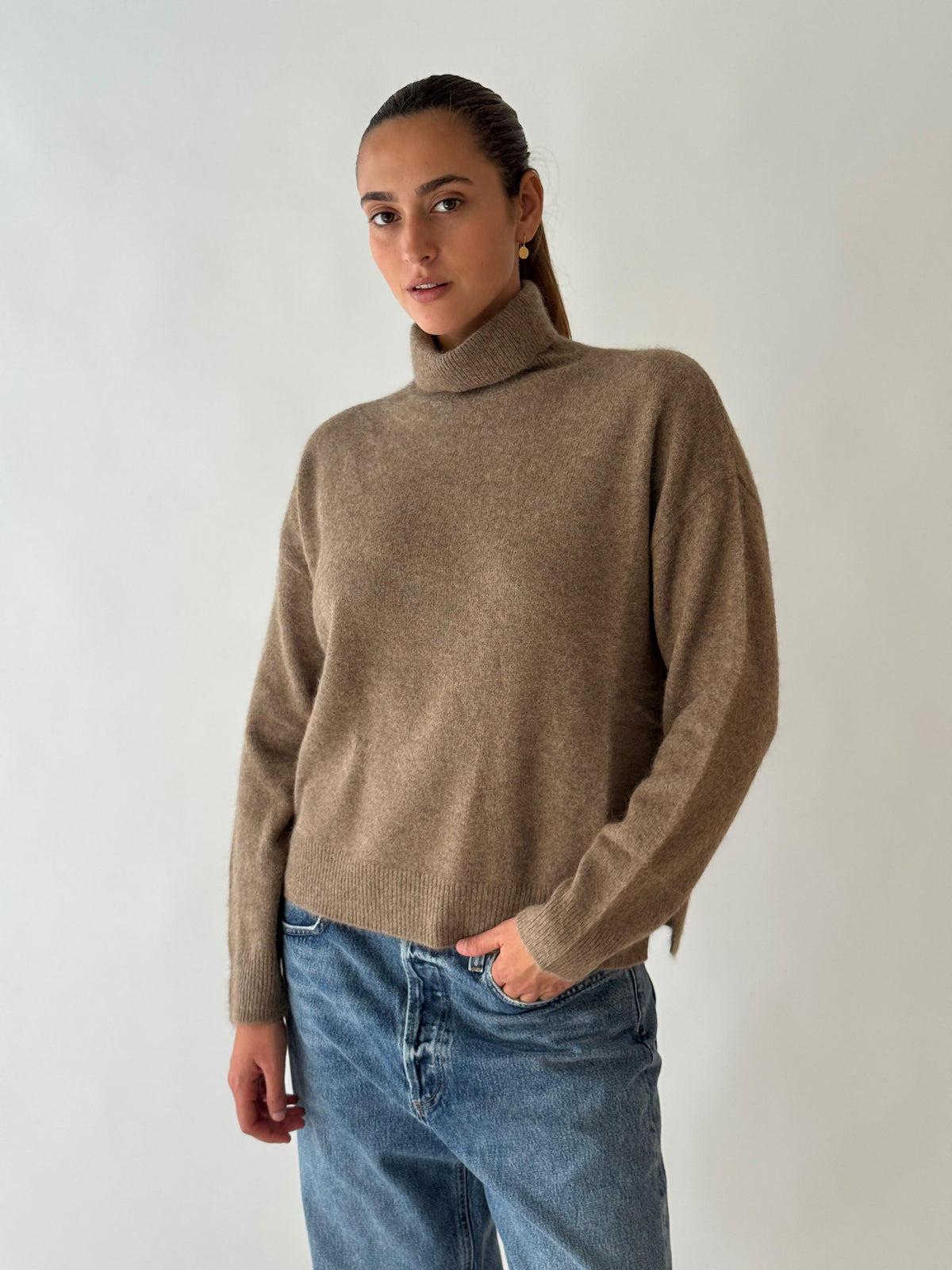 High neck pullover BISON