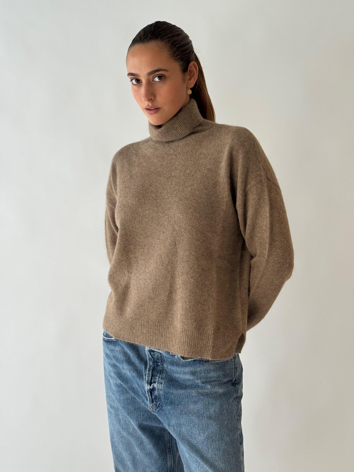 High neck pullover BISON