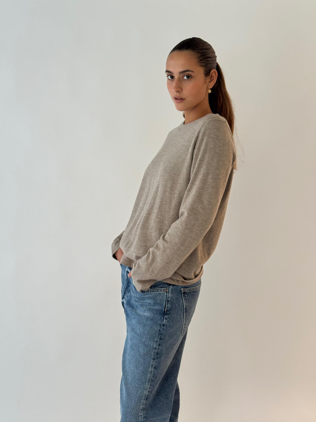 round neck sweater CORD