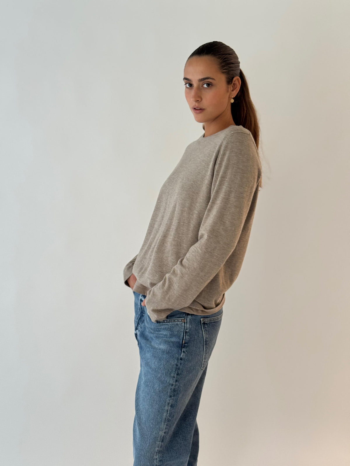 round neck sweater CORD