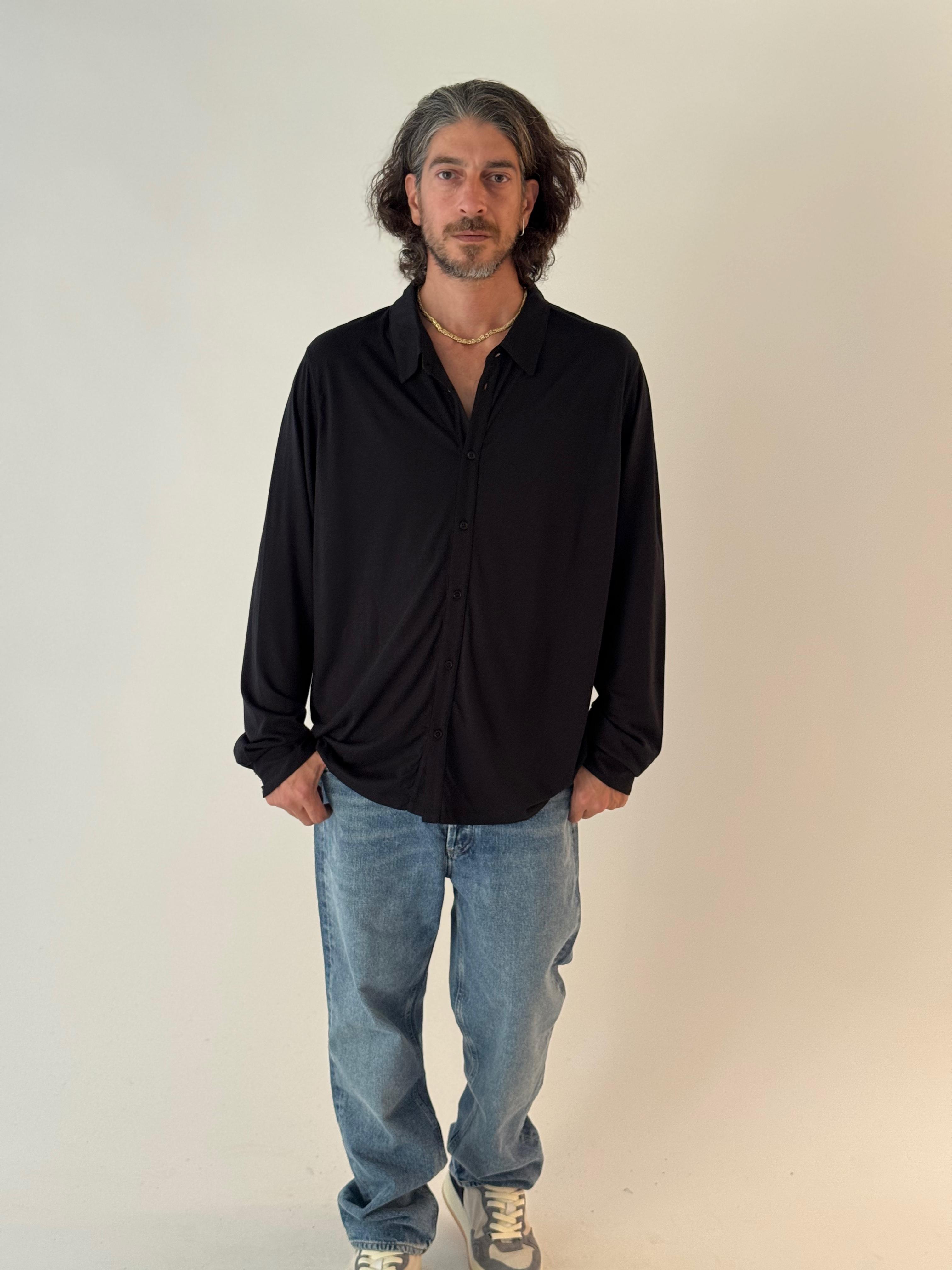 Buttoned shirt BLACK