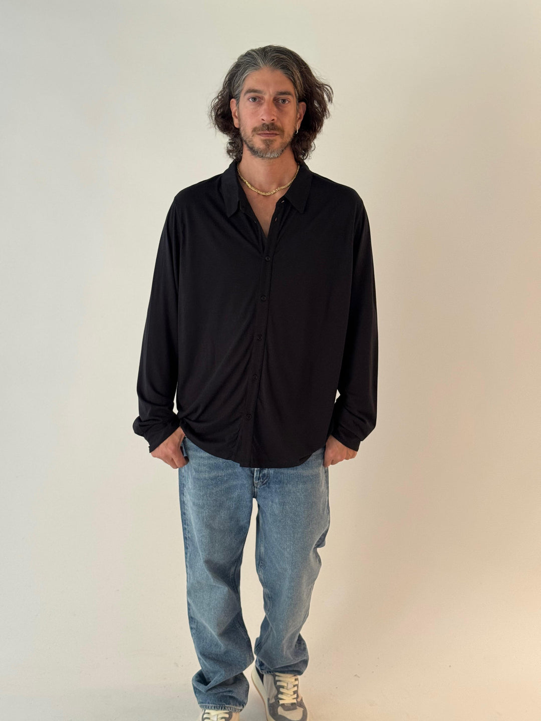 Buttoned shirt BLACK