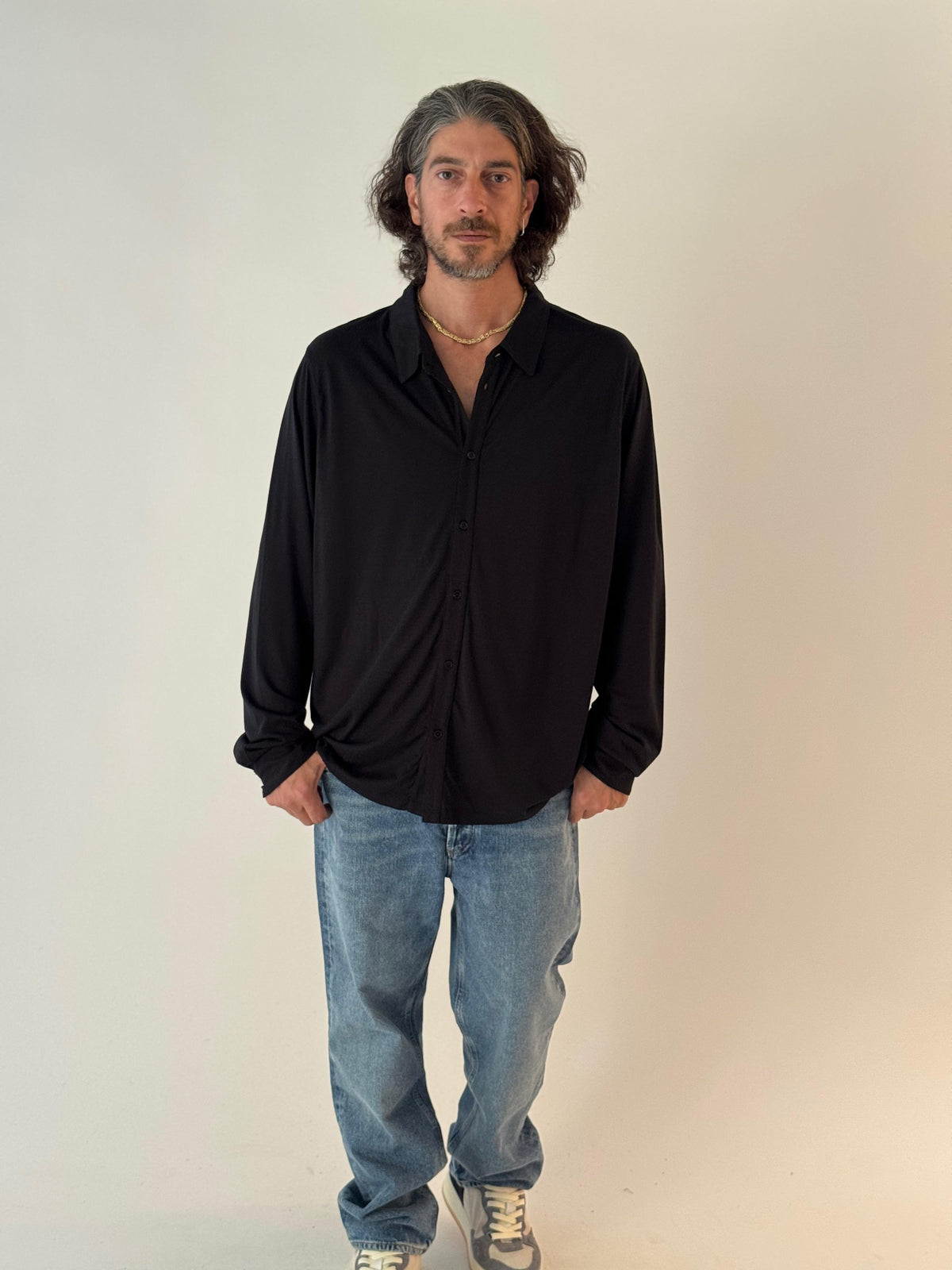 Buttoned shirt BLACK