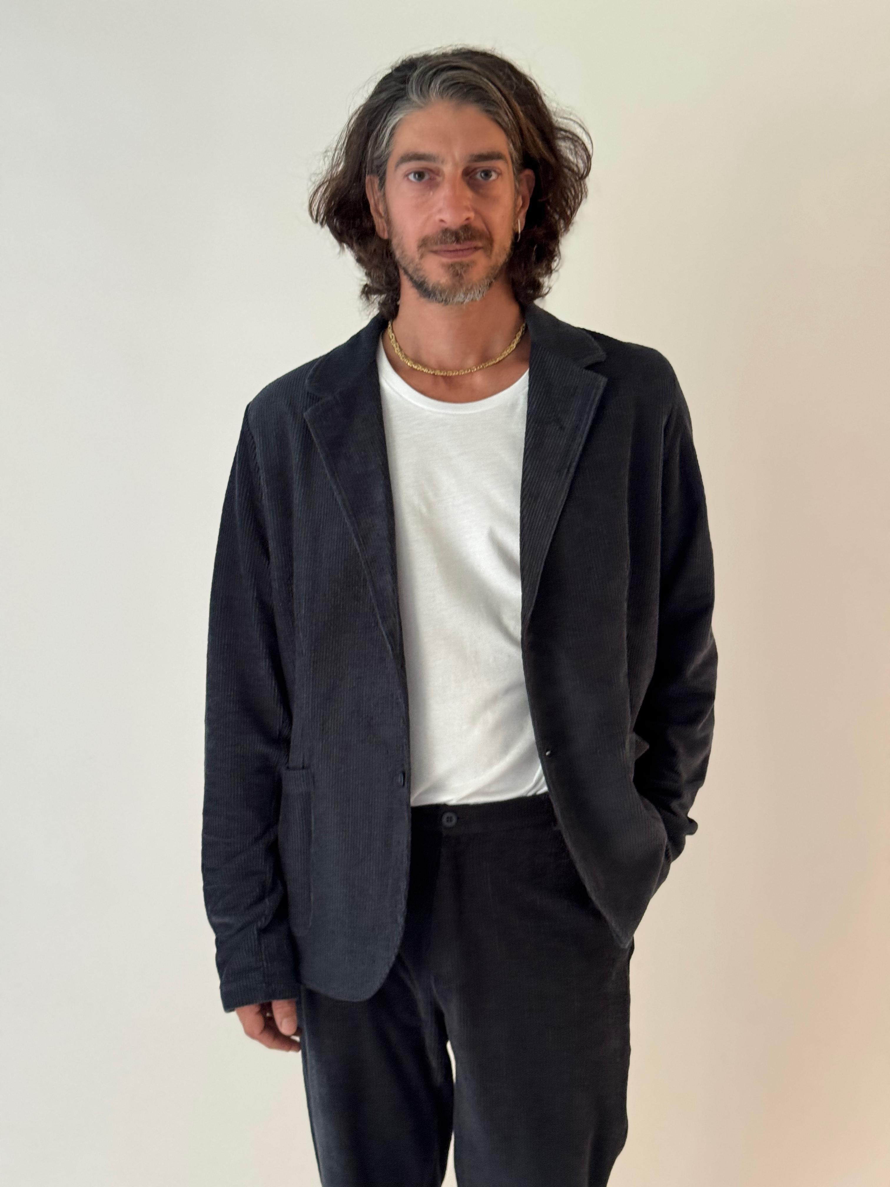 Blazer 1 bttn CARBONE