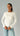 Round neck long sleeves WHITE