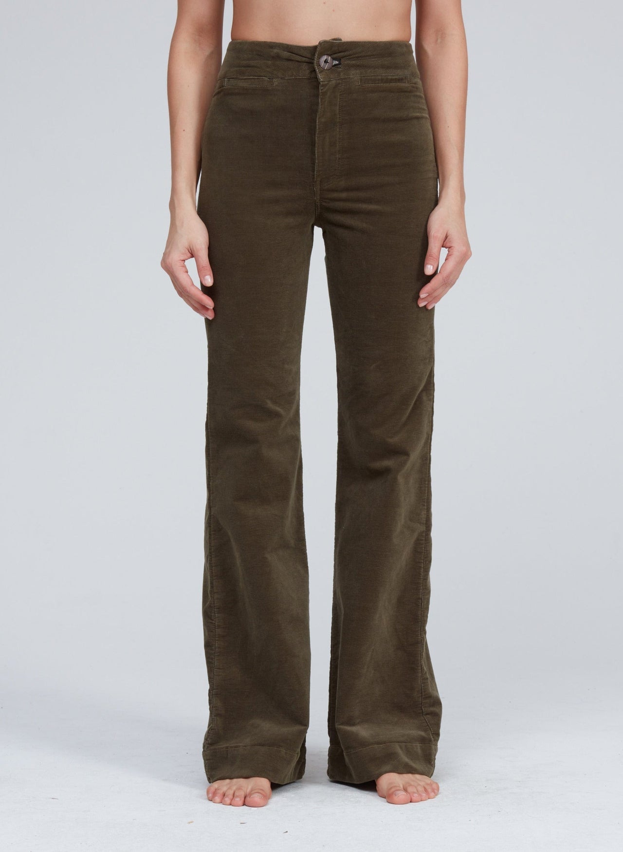 Brighton wide leg SAFARI GREEN