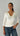 V neck 3/4 sleeves WHITE