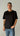 Round neck short slv BLACK