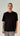 Round neck short slv BLACK