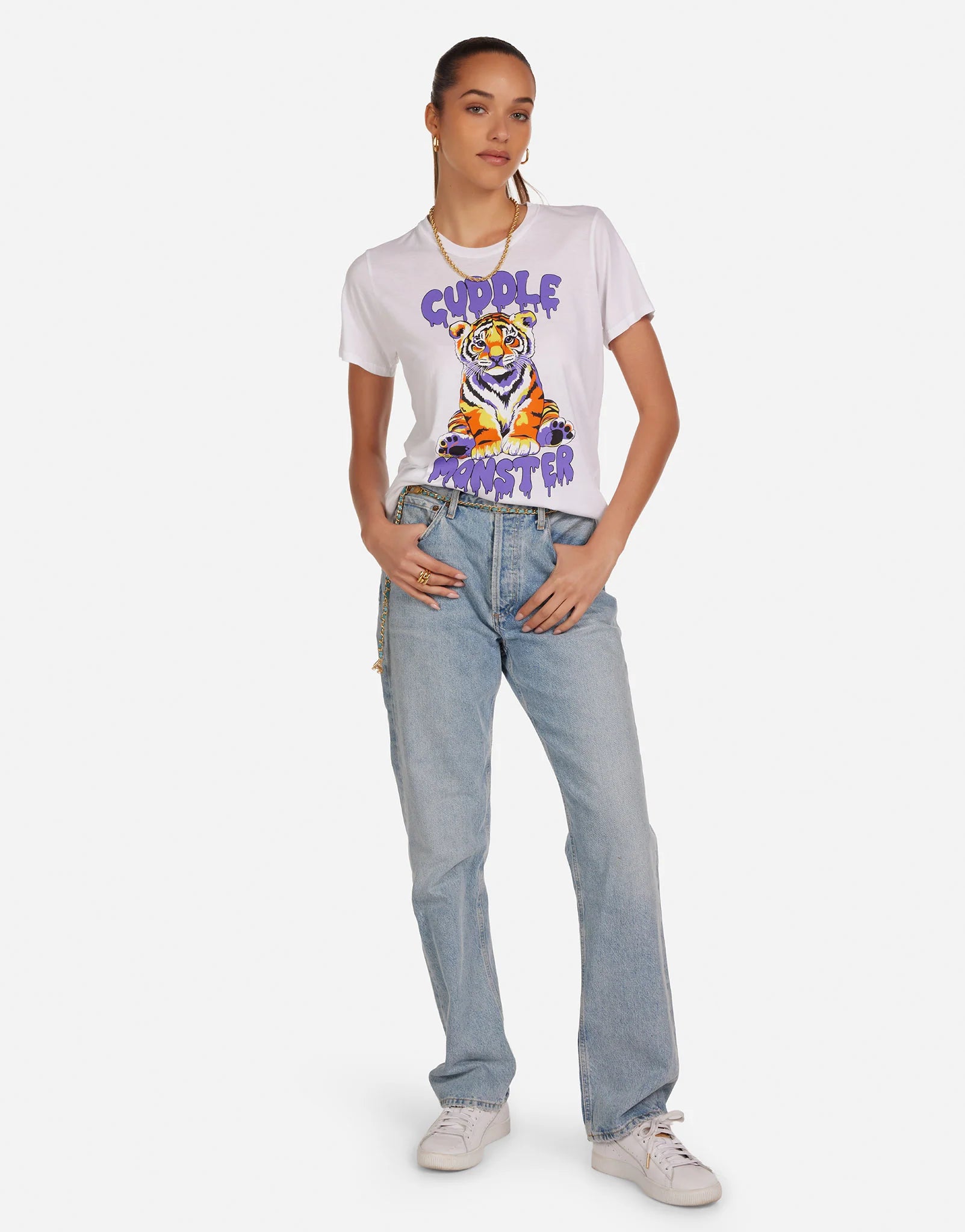 Wolf cuddle monster WHITE