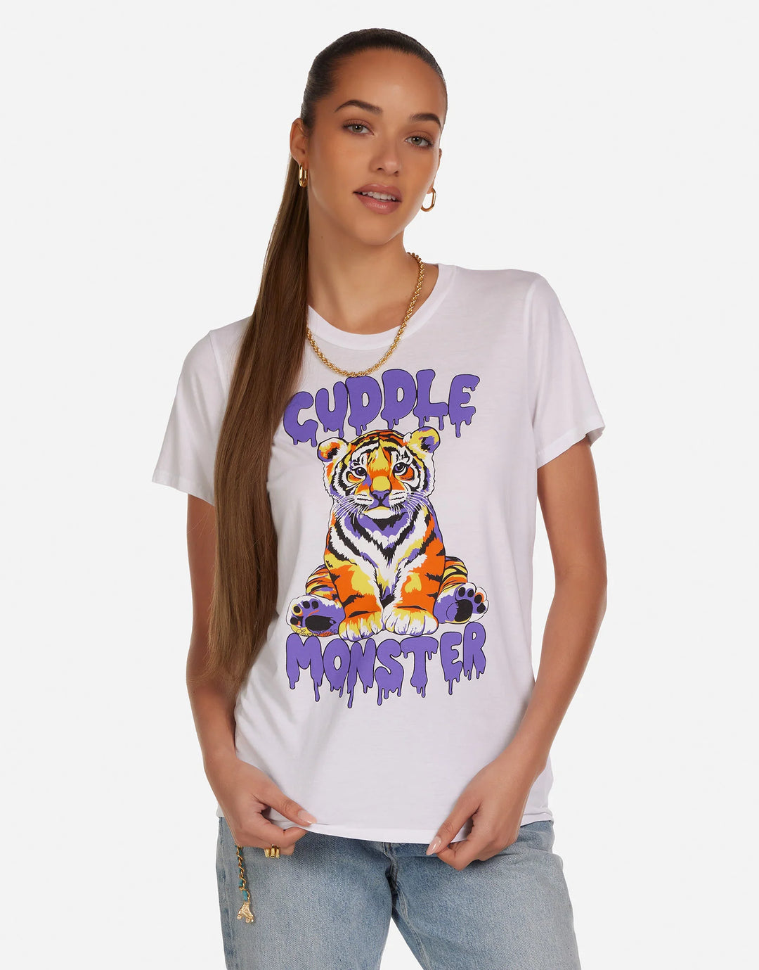 Wolf cuddle monster WHITE