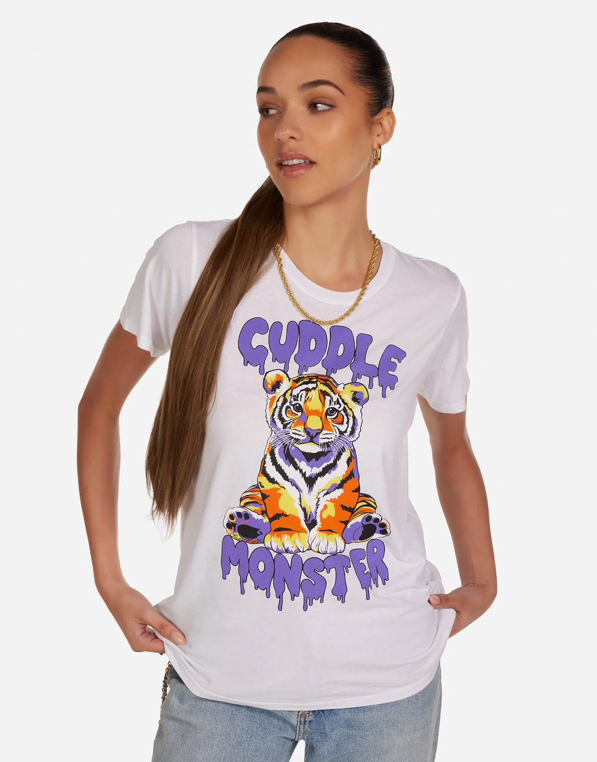 Wolf cuddle monster WHITE