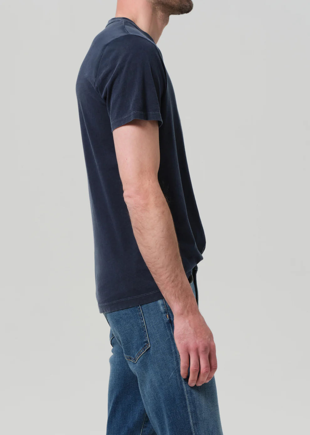 Everyday tee in volcanic WASHED MARINE