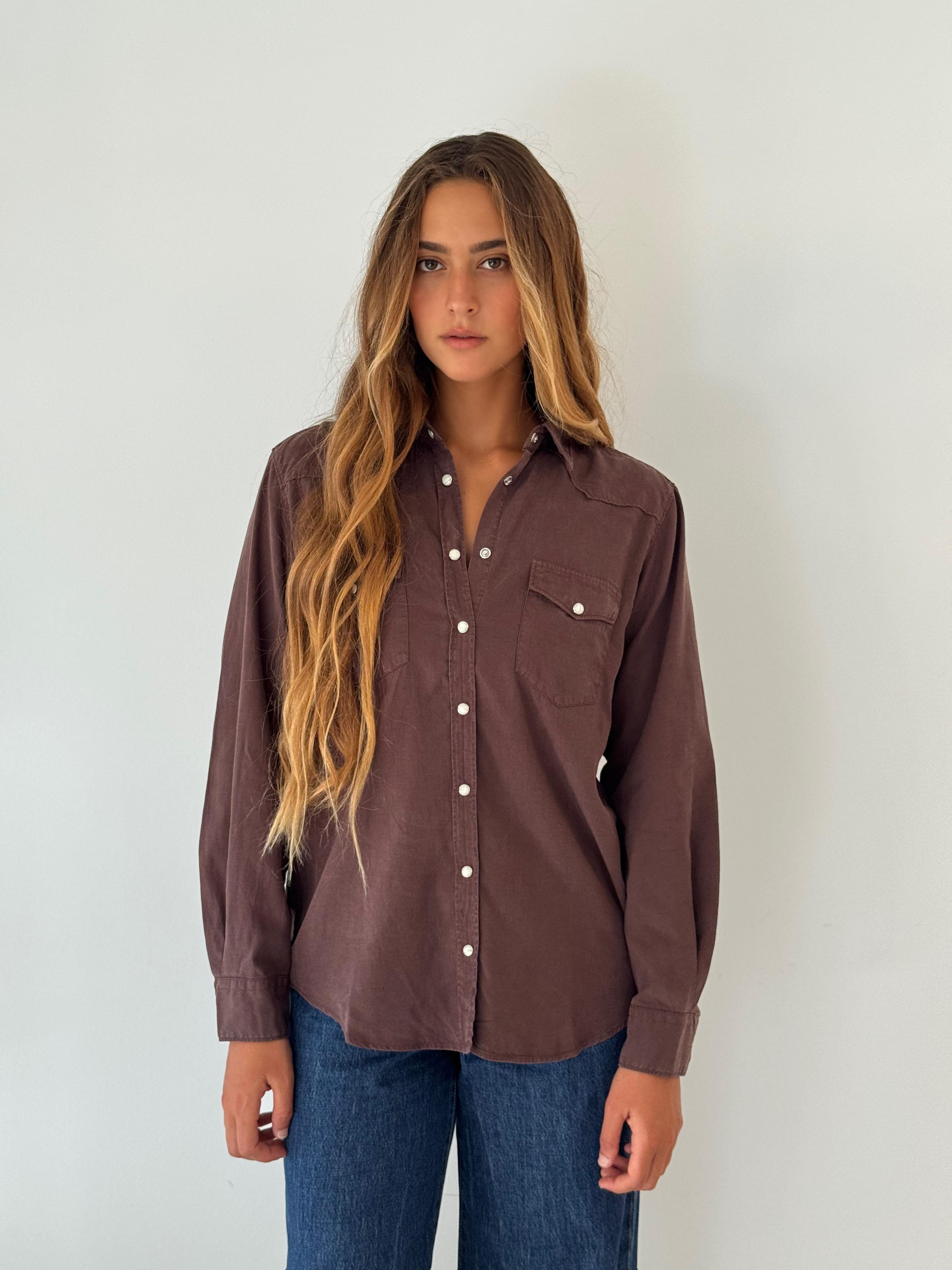 California woven shirt CHOCOLAT