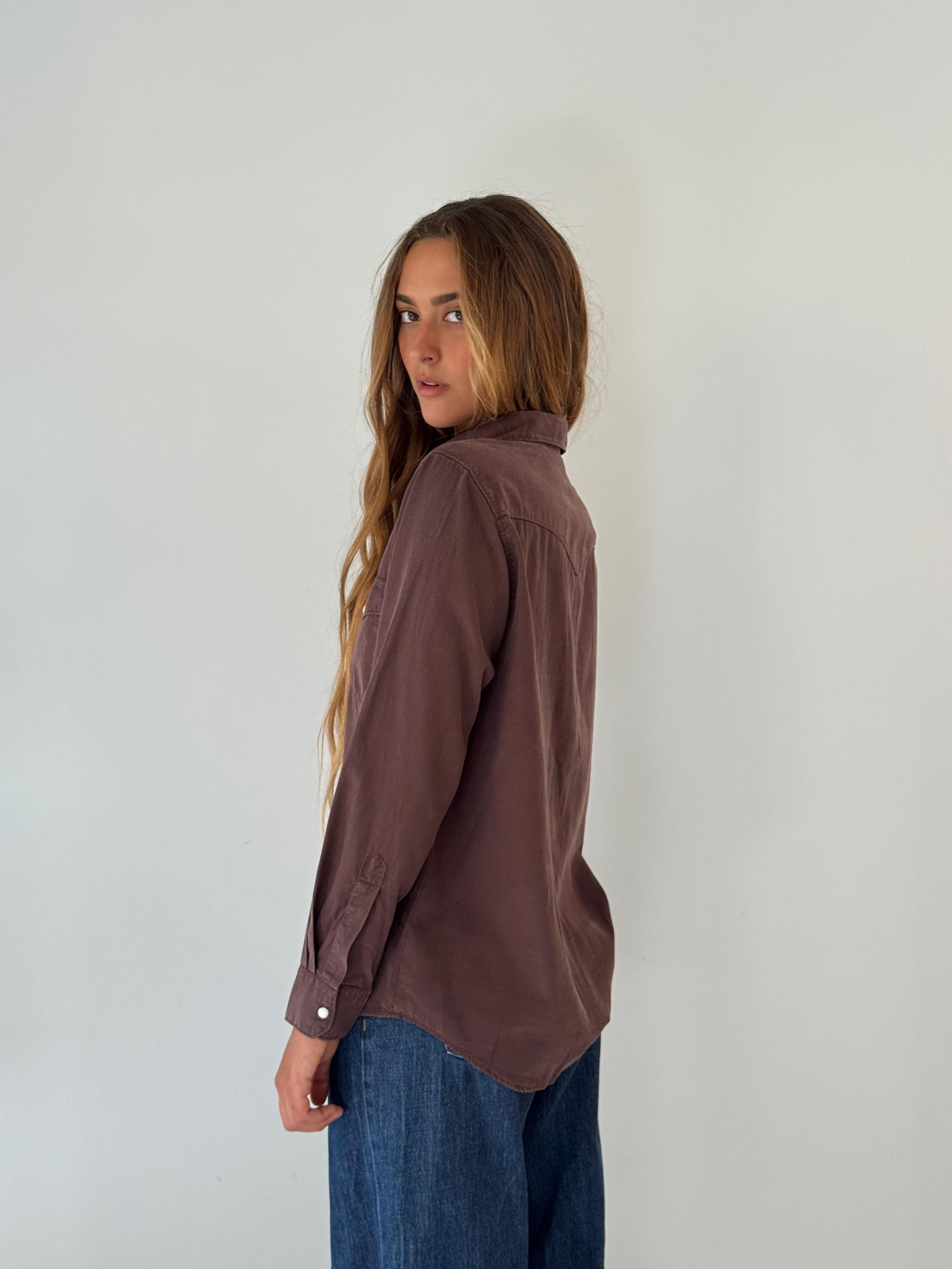California woven shirt CHOCOLAT