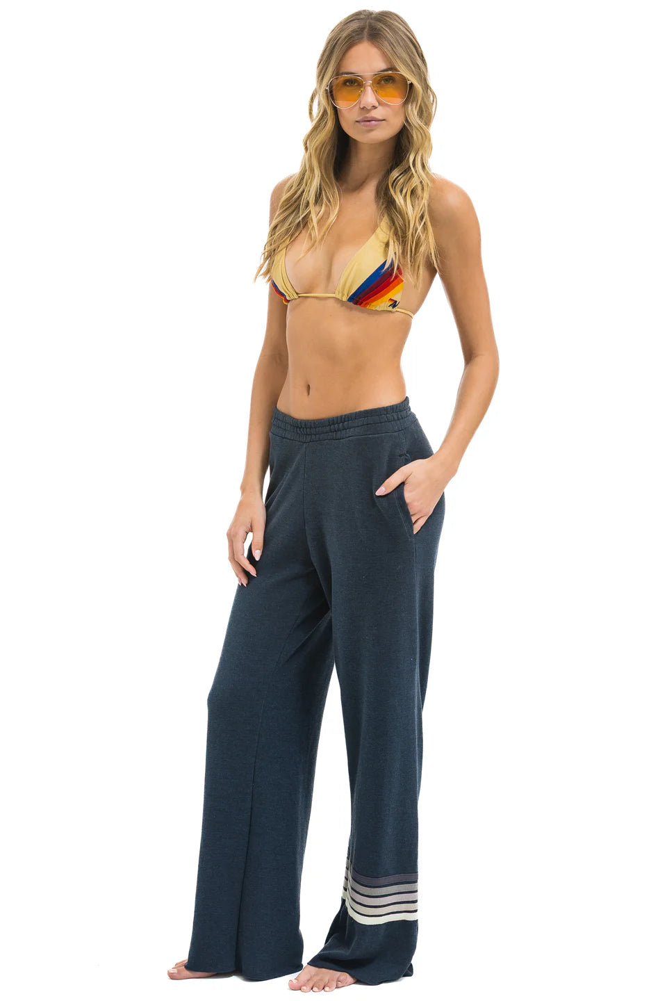 Rugby stitch wide leg pocket CHARCOAL/CHAR