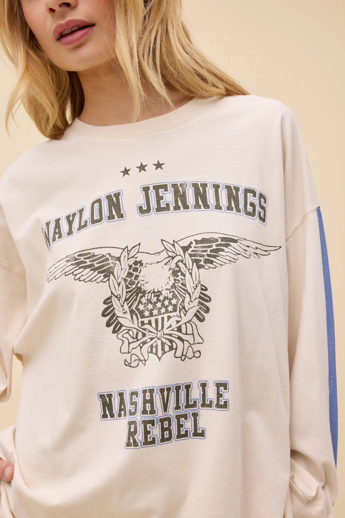 Waylon Jennings nashville rebel LS DIRTY WHITE