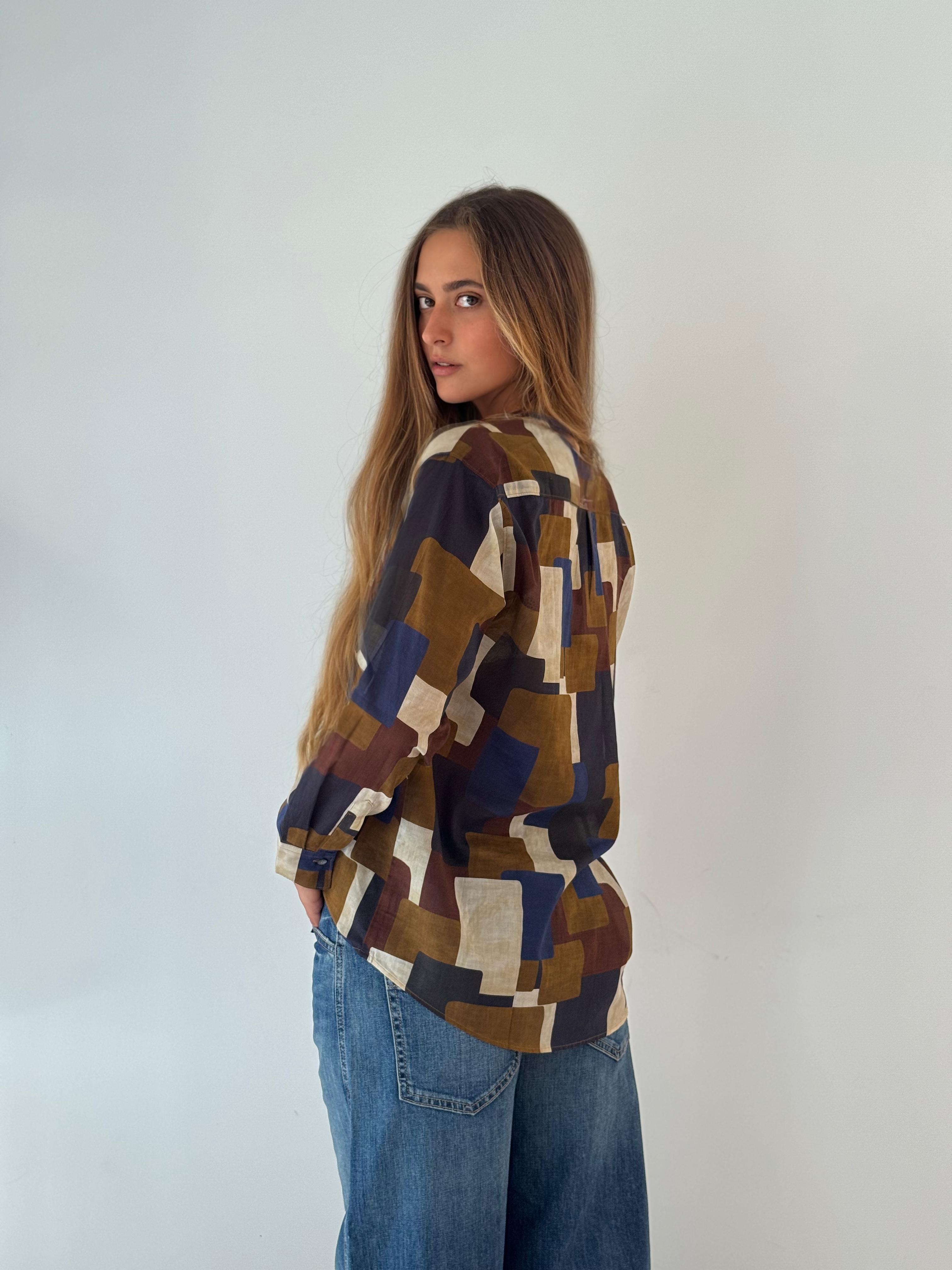 Cinema woven shirt BROWN