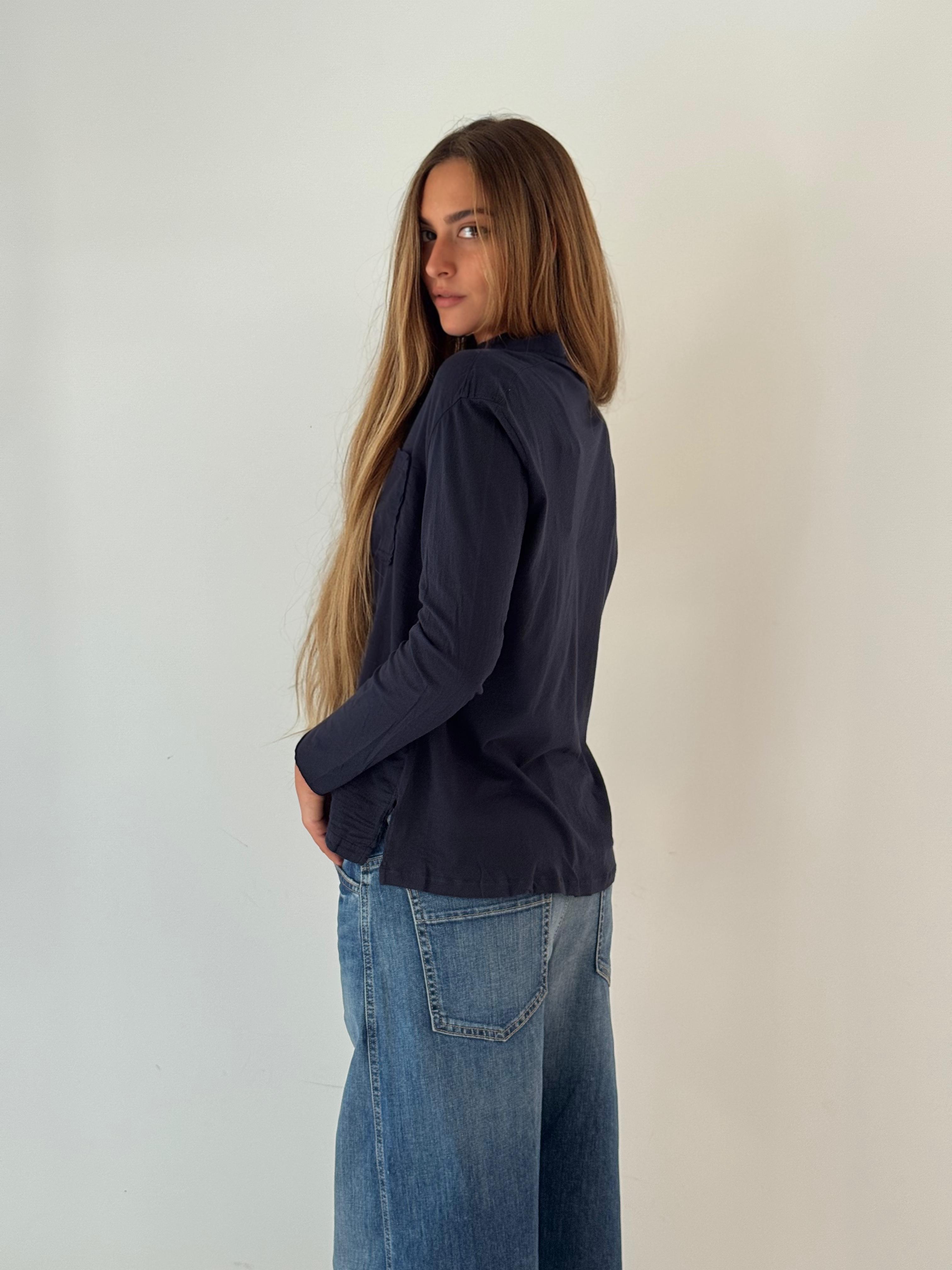 Tacy knitted shirt DARK NAVY