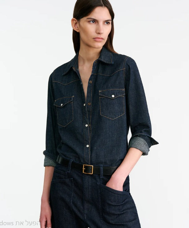 Travis shirt INDIGO