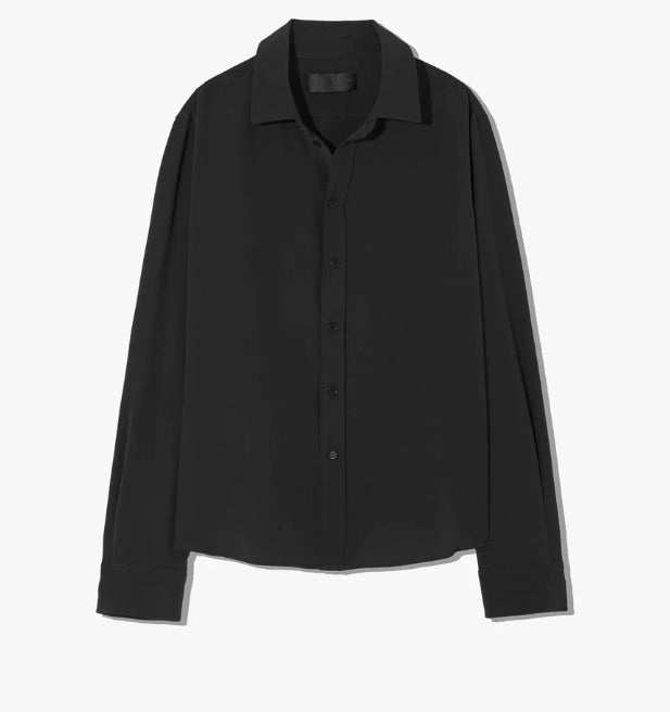 Gaia slim shirt BLACK