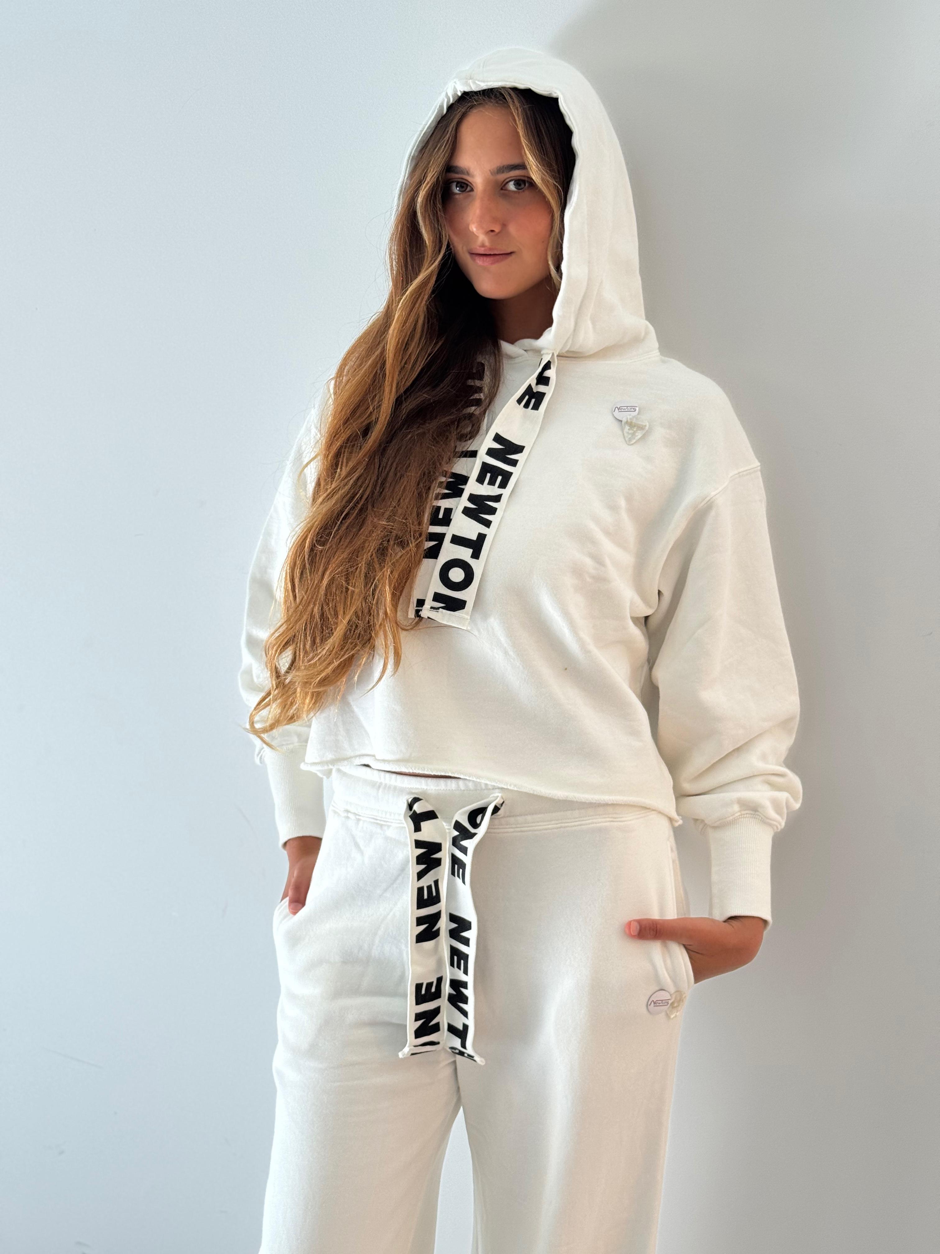 Sweatshirt bloomer bleed OFF WHITE