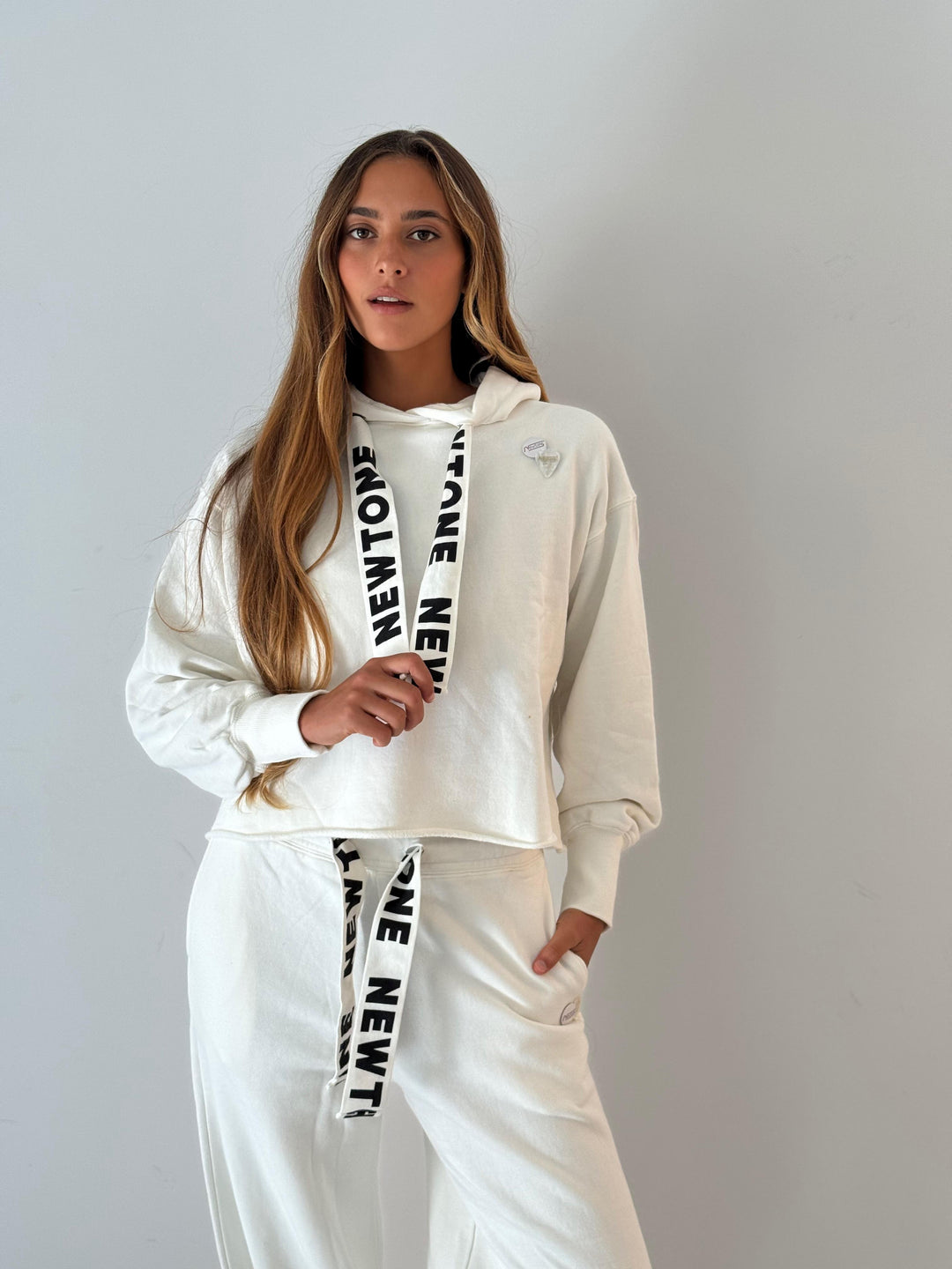 Sweatshirt bloomer bleed OFF WHITE