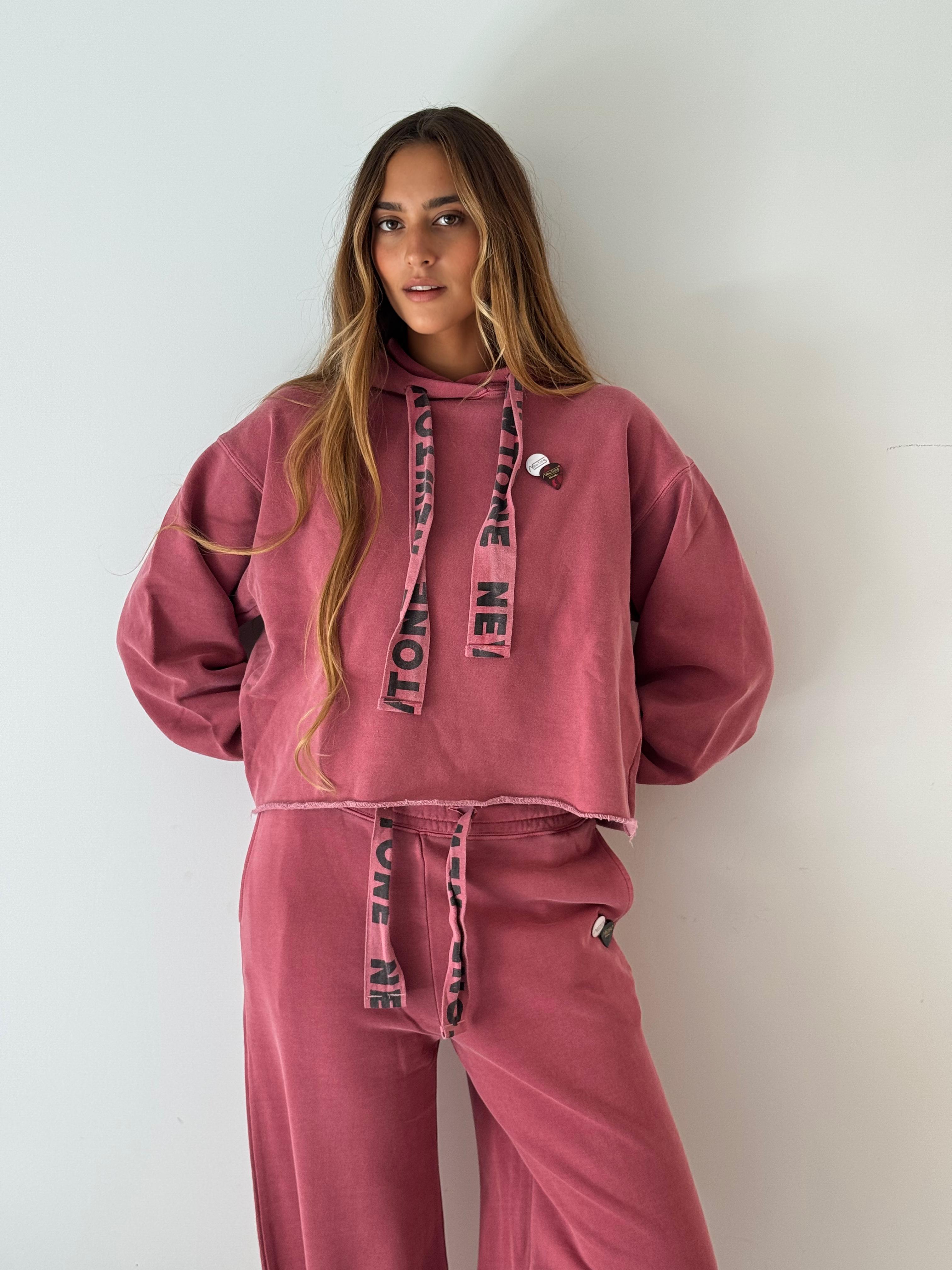 Sweatshirt bloomer bleed BRICK