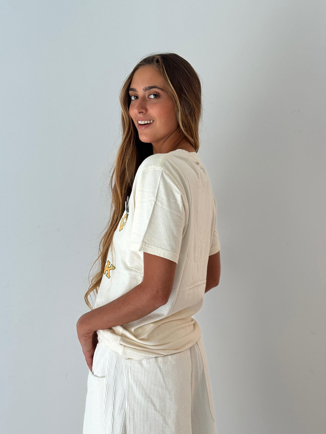 T shirt trucker bakers NATURAL