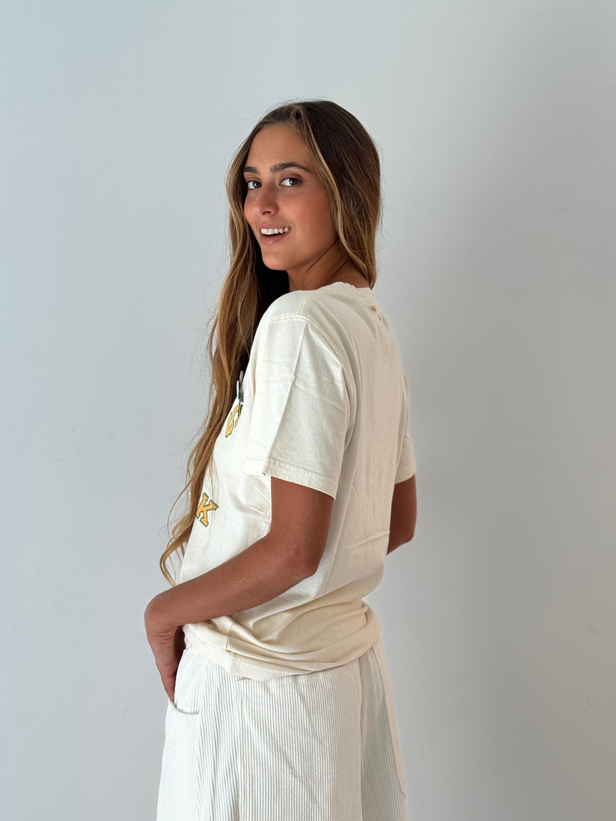 T shirt trucker bakers NATURAL