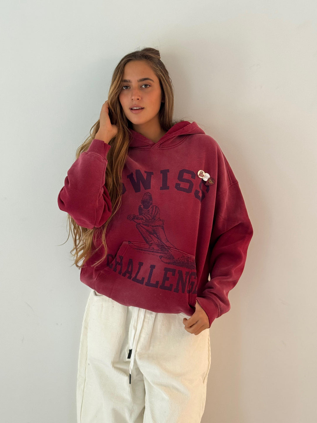 Sweatshirt skyler swiss VINTAGE RED
