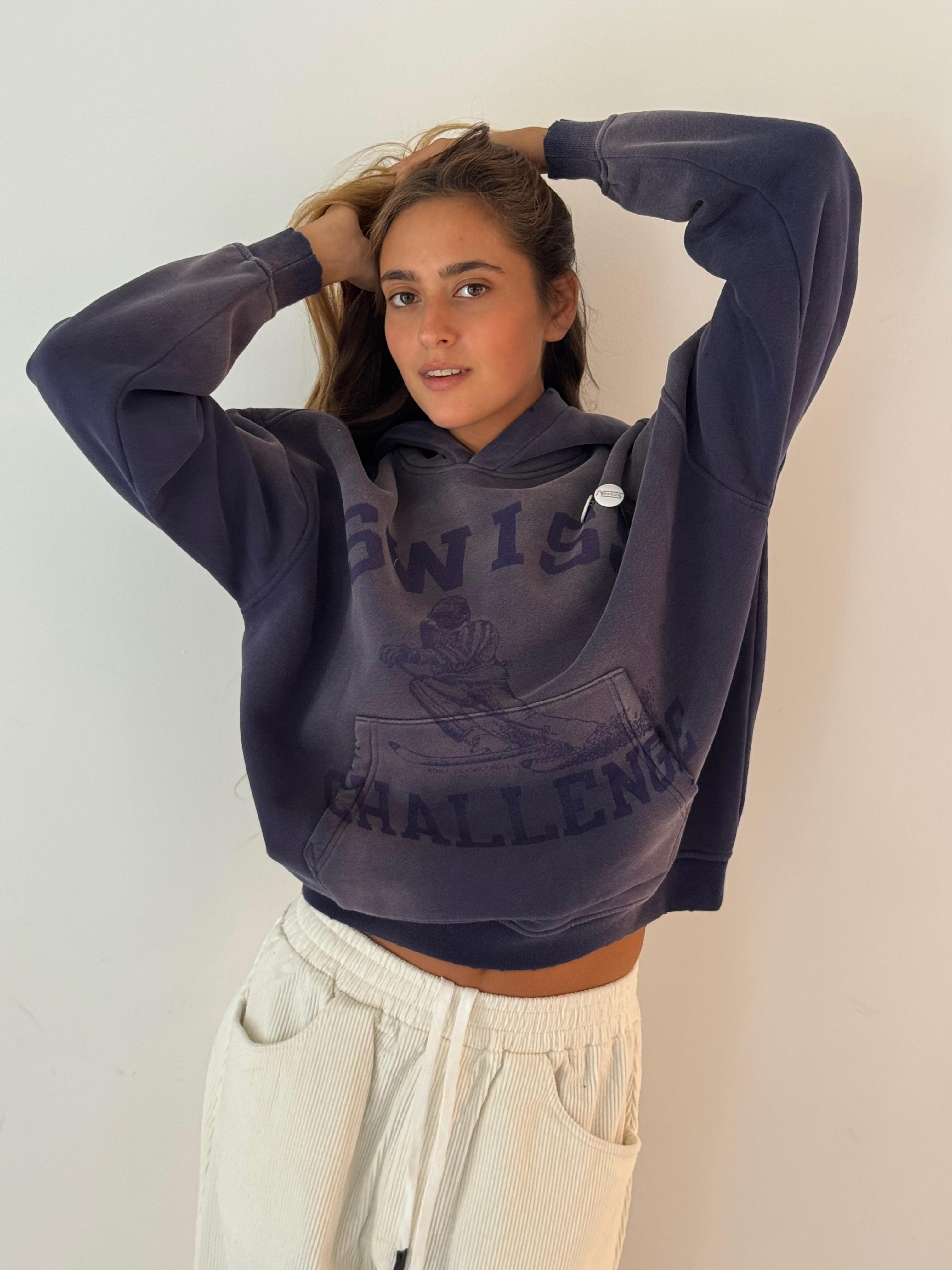 Sweatshirt skyler swiss VINTAGE BLUE