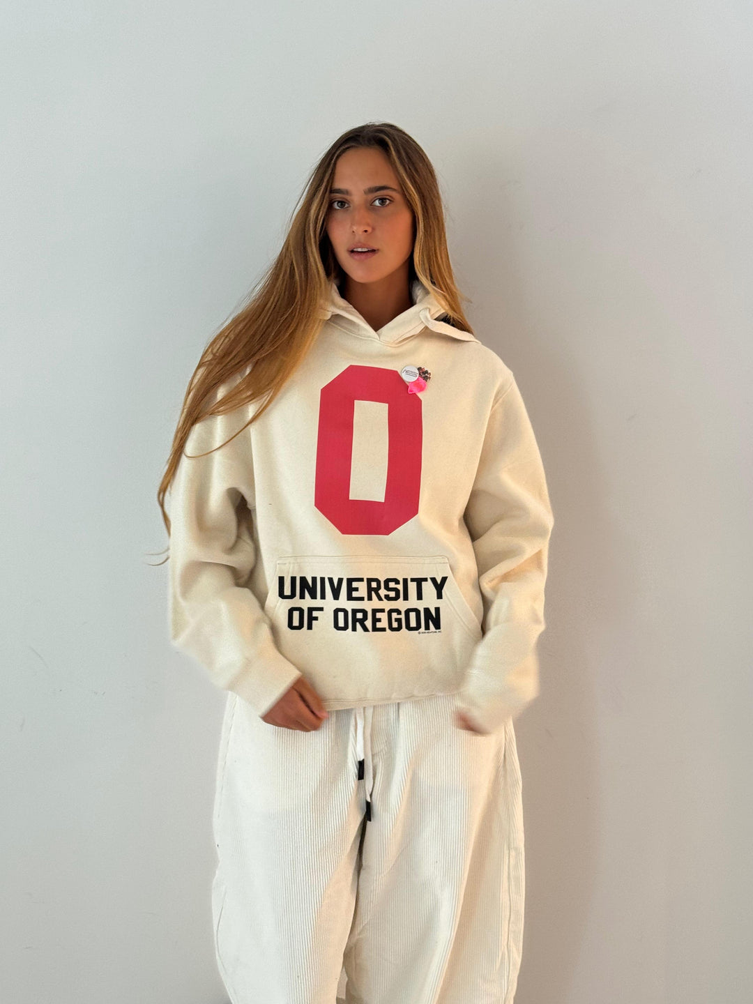 Sweatshirt jagger letters NATURAL
