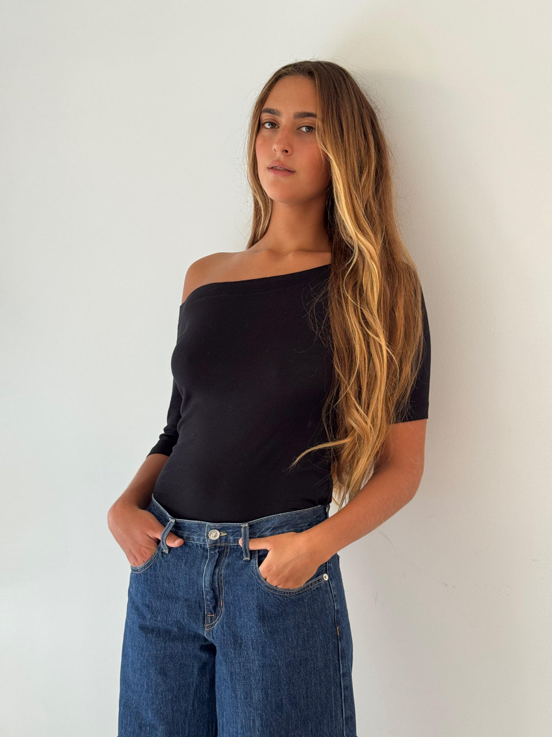 Lucille elbow sleeve BLACK