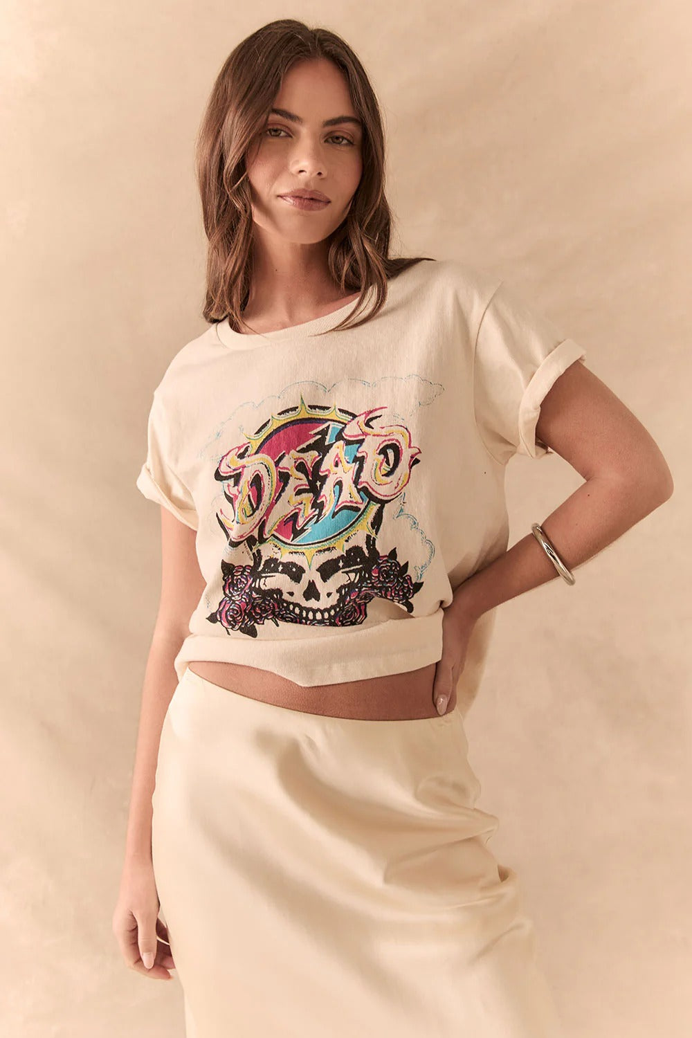Cotton Jersey Tee VINTAGE WHITE
