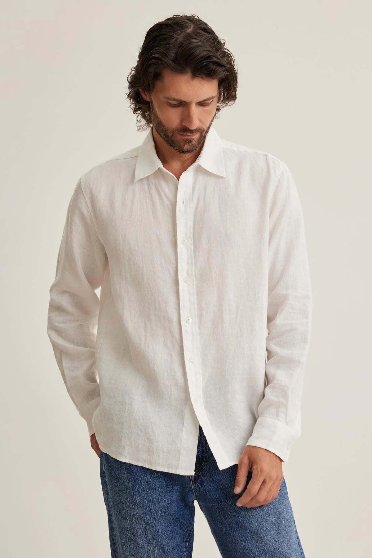 Caruso LS shirt WHITE