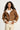 Kelly short sherpa jacket TOBACCO