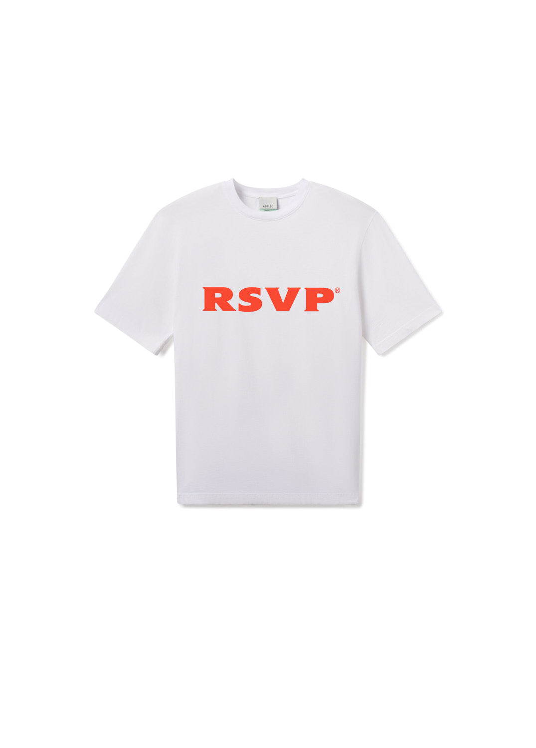 Short sleeve mock neck collage VINTAGE WHITE