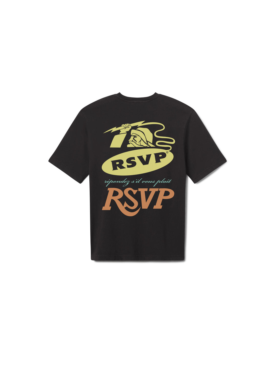 Short sleeve mock neck bolt DARK GREY